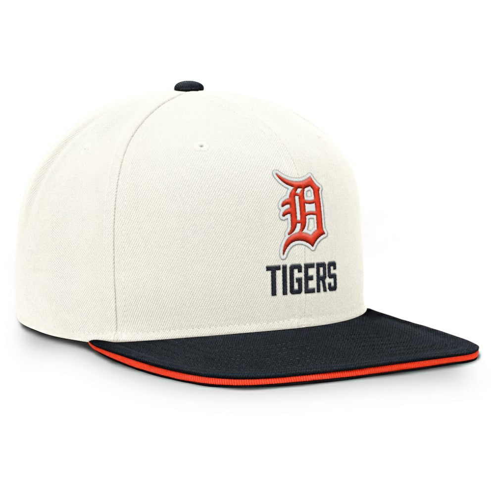 Detroit Tigers Cooperstown Pro Dri-FIT Snapback Hat - Cream/Navy | Nike