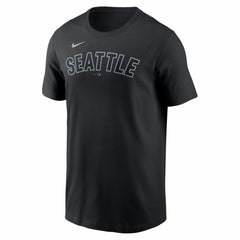 Seattle Mariners Alternate Wordmark T-Shirt - Black | Nike