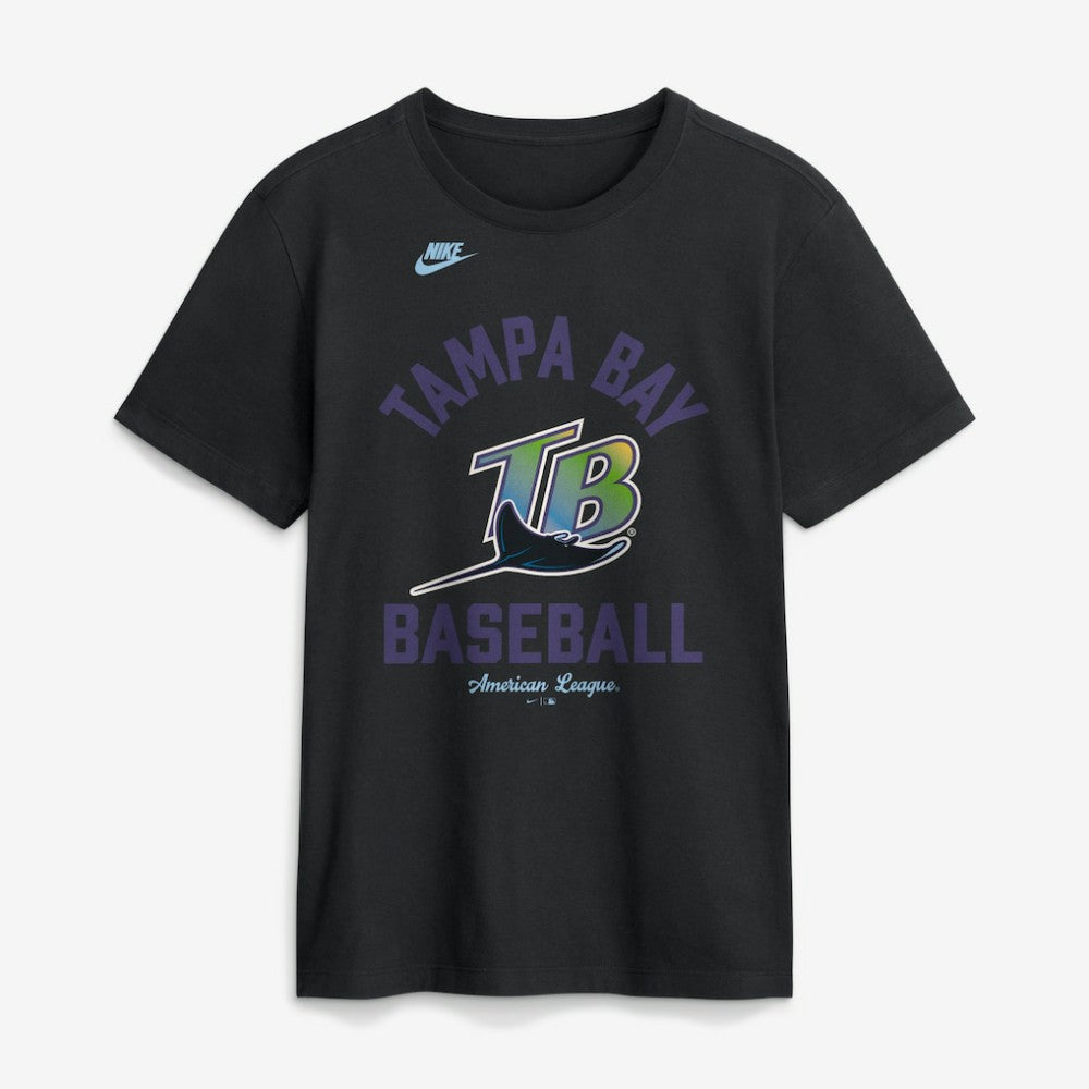 Tampa Bay Rays Cooperstown Collection T-Shirt - Black | Nike
