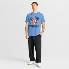 St. Louis Cardinals Cooperstown Collection T-Shirt - Light Blue | Nike