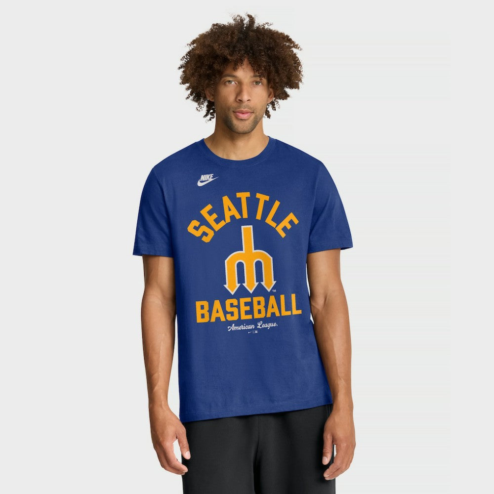 Seattle Mariners Cooperstown Collection T-Shirt - Royal | Nike
