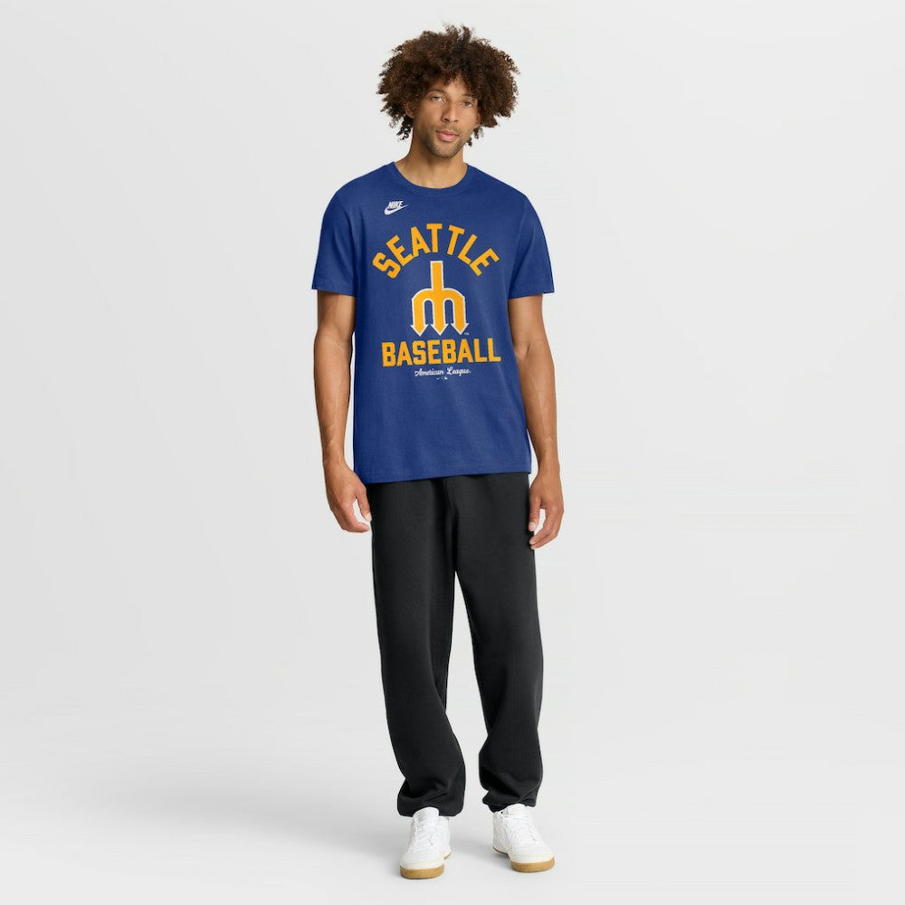 Seattle Mariners Cooperstown Collection T-Shirt - Royal | Nike