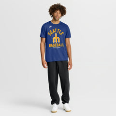 Seattle Mariners Cooperstown Collection T-Shirt - Royal | Nike