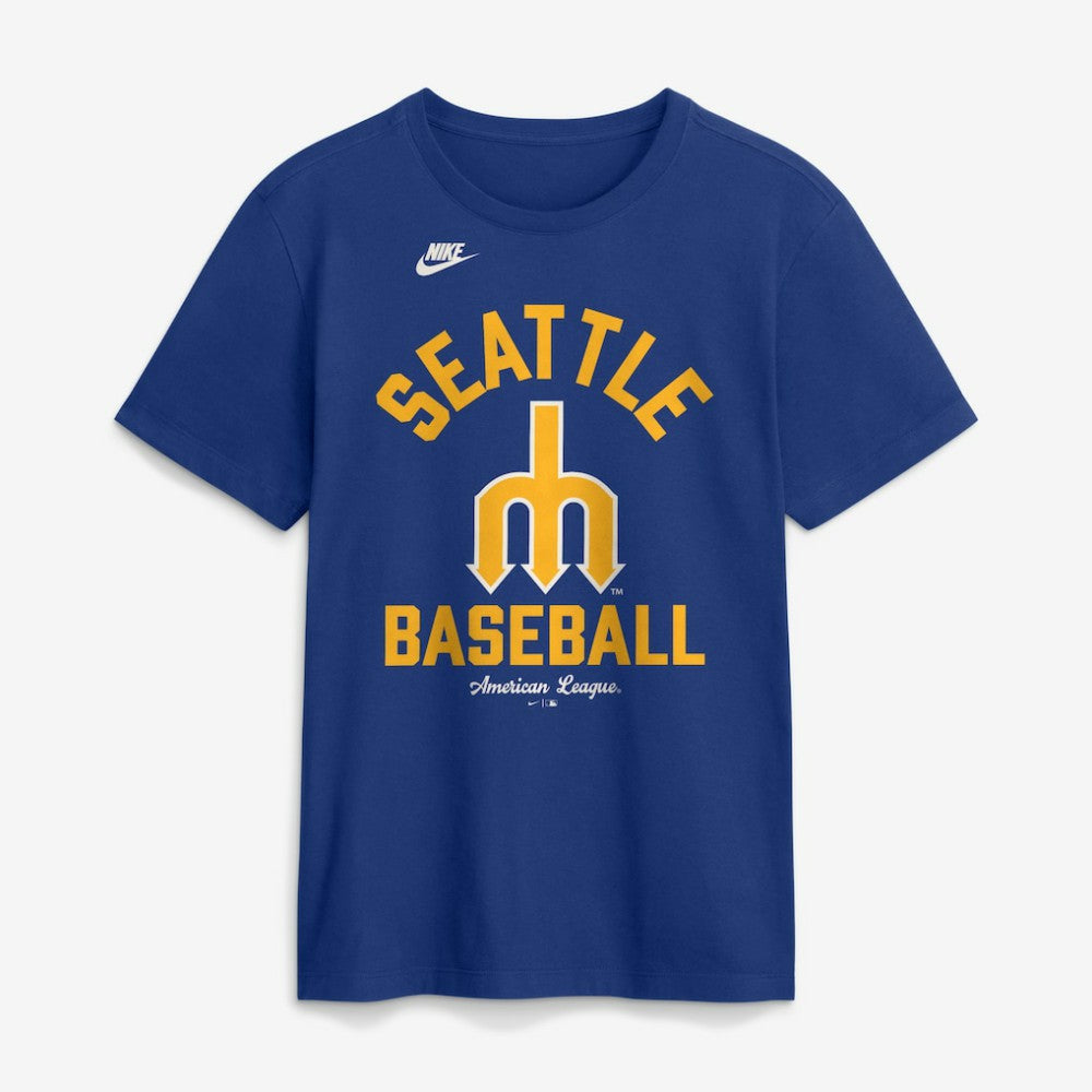 Seattle Mariners Cooperstown Collection T-Shirt - Royal | Nike
