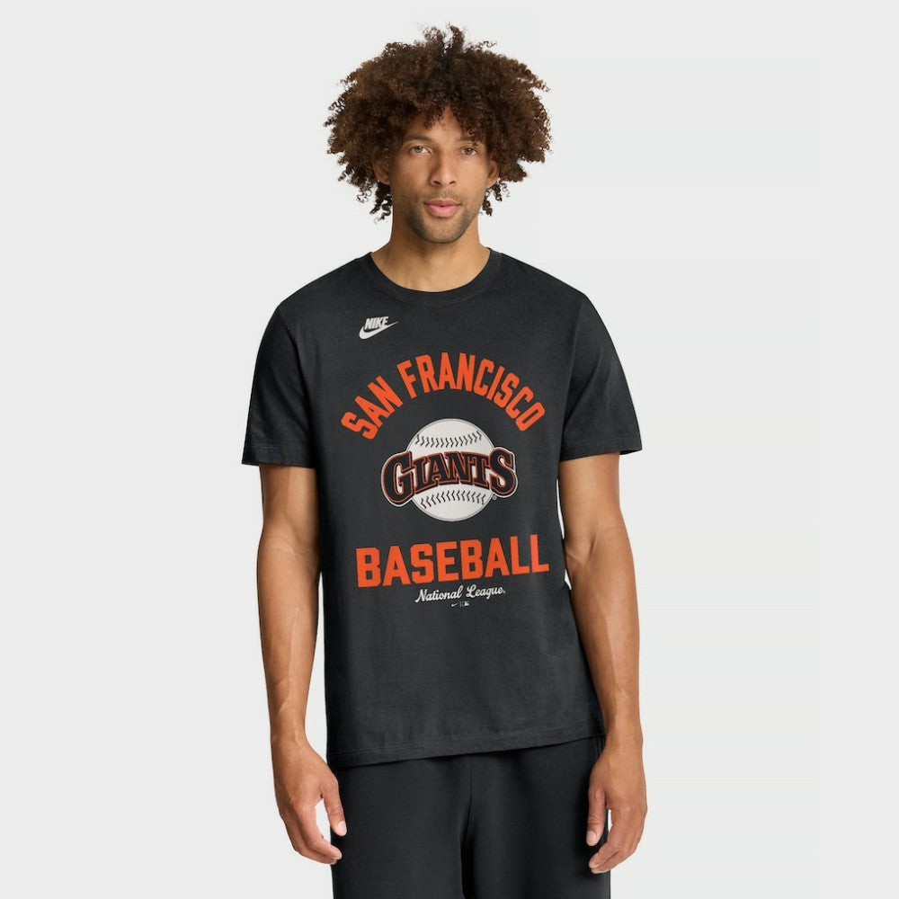 San Francisco Giants Cooperstown Collection T-Shirt - Black | Nike