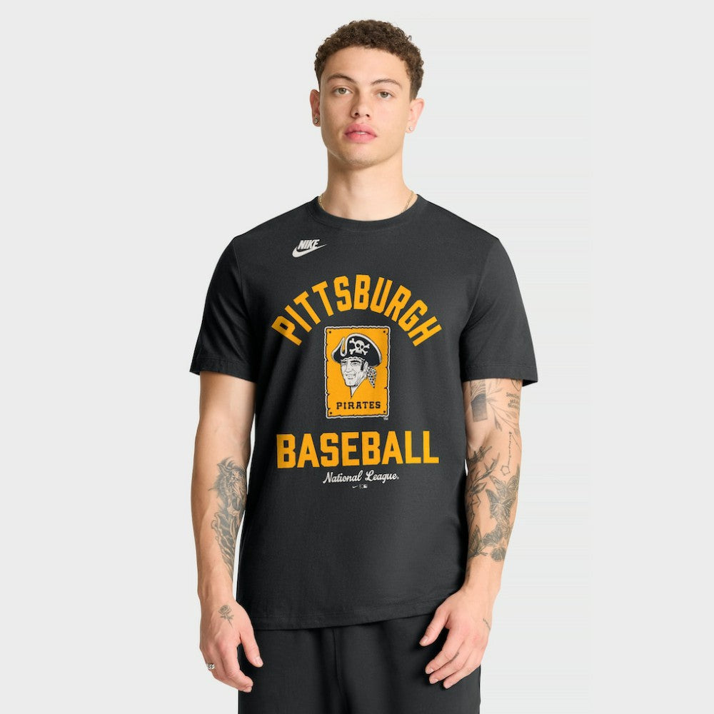 Pittsburgh Pirates Cooperstown Collection T-Shirt - Black | Nike