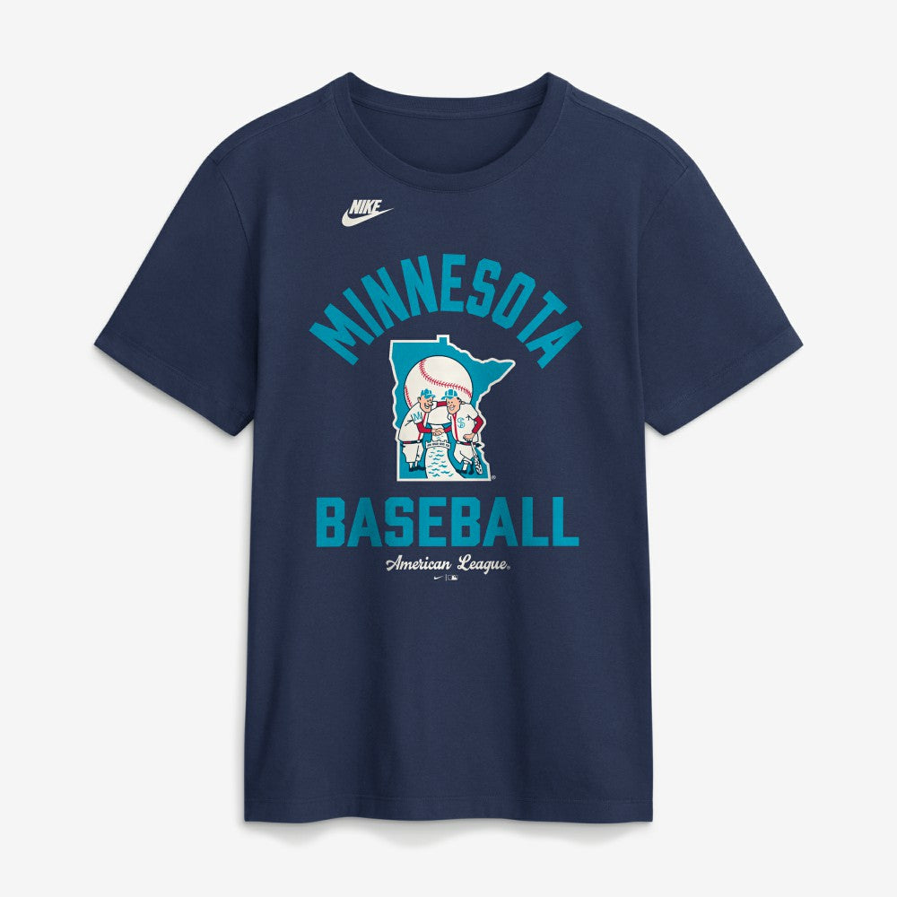 Minnesota Twins Cooperstown Collection T-Shirt - Navy | Nike