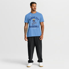Kansas City Royals Cooperstown Collection T-Shirt - Light Blue | Nike