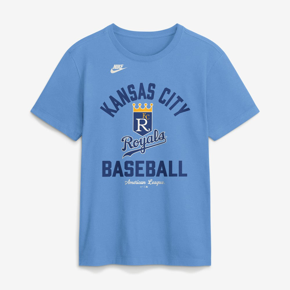 Kansas City Royals Cooperstown Collection T-Shirt - Light Blue | Nike