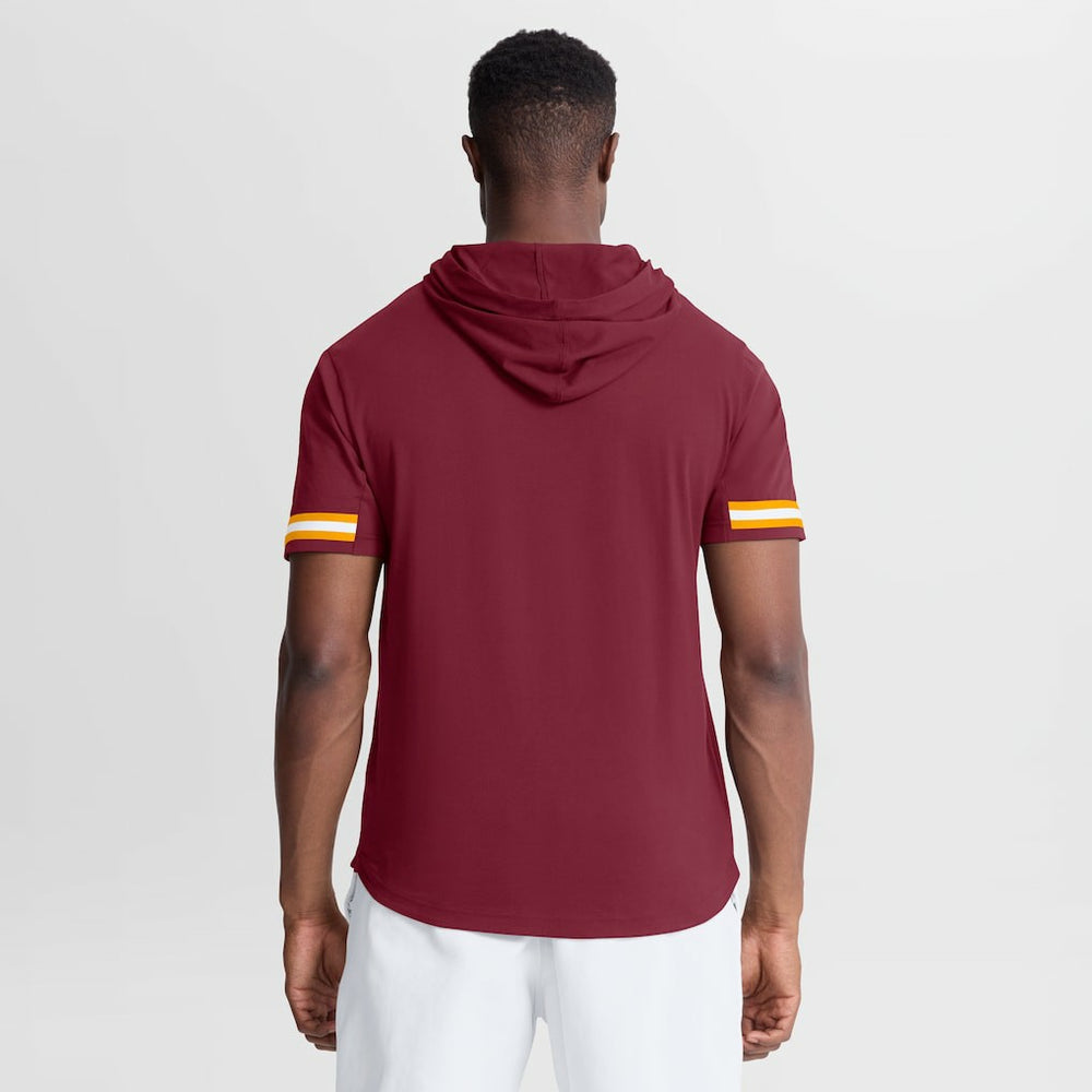 Washington Commanders Optimal Play Short Sleeve Hooded T-Shirt - Burgundy online