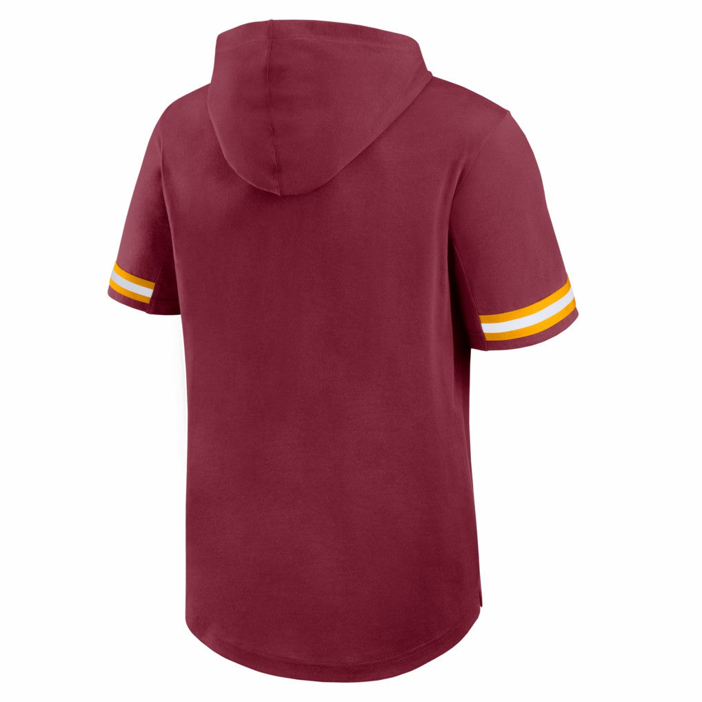 Washington Commanders Optimal Play Short Sleeve Hooded T-Shirt - Burgundy online