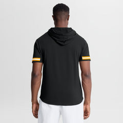 Pittsburgh Steelers Optimal Play Short Sleeve Hooded T-Shirt - Black on sale