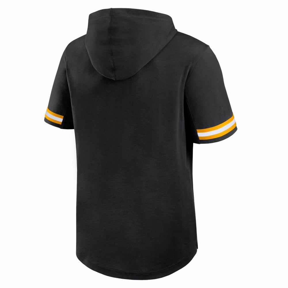 Pittsburgh Steelers Optimal Play Short Sleeve Hooded T-Shirt - Black on sale