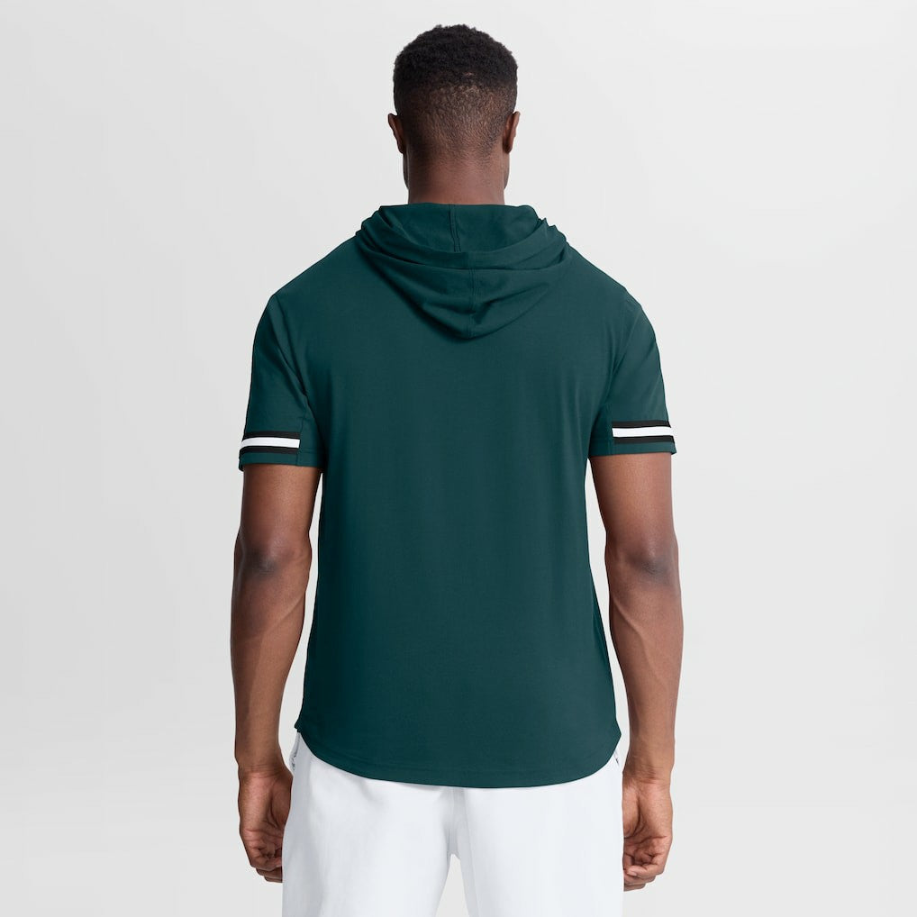 Philadelphia Eagles Optimal Play Short Sleeve Hooded T-Shirt - Midnight Green outlet
