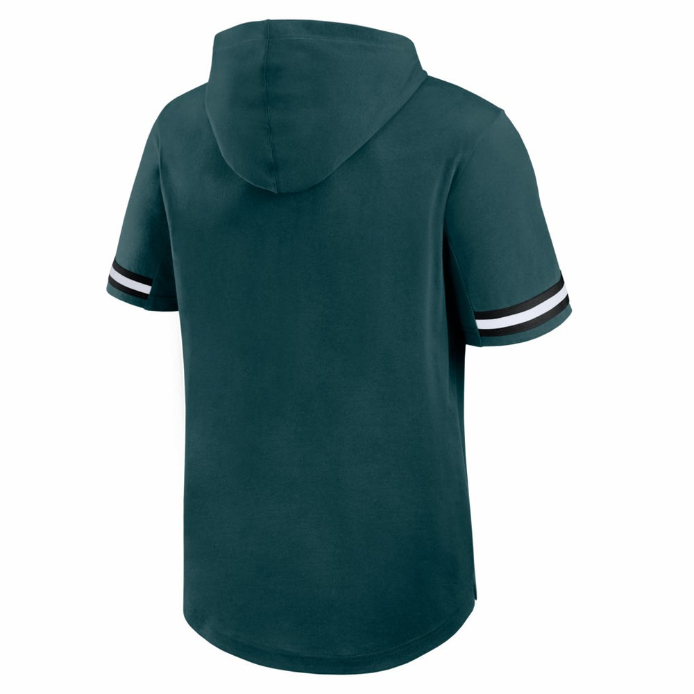 Philadelphia Eagles Optimal Play Short Sleeve Hooded T-Shirt - Midnight Green outlet