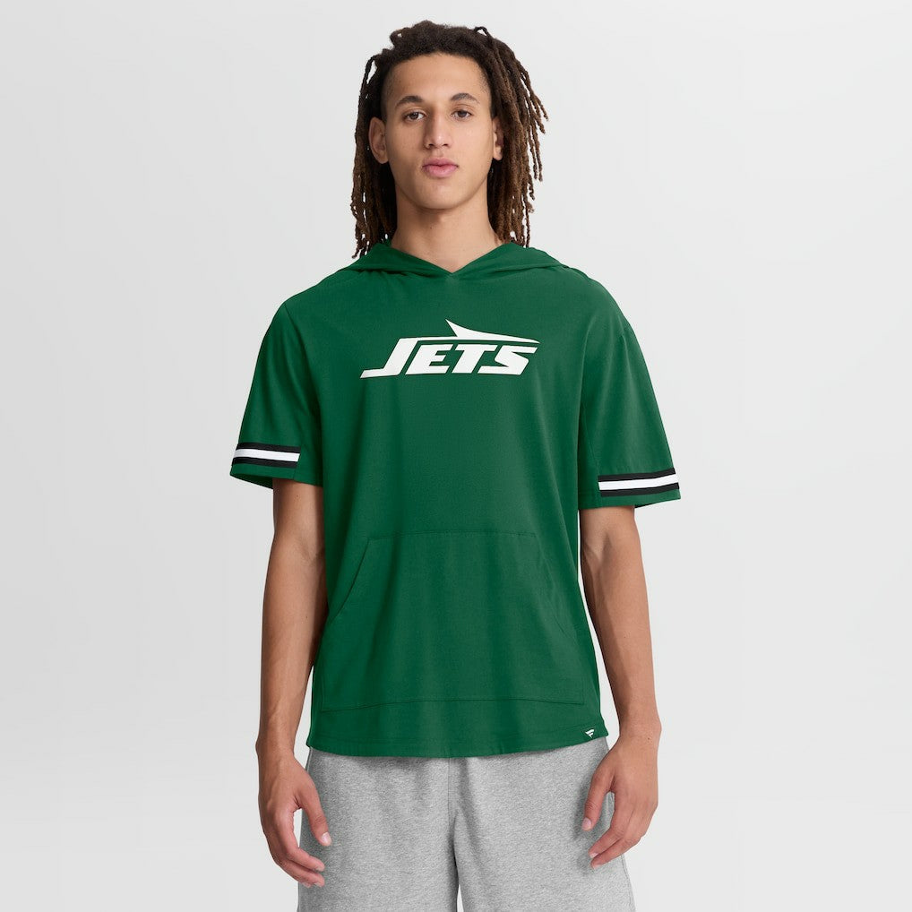 New York Jets Optimal Play Short Sleeve Hooded T-Shirt - Green for sale
