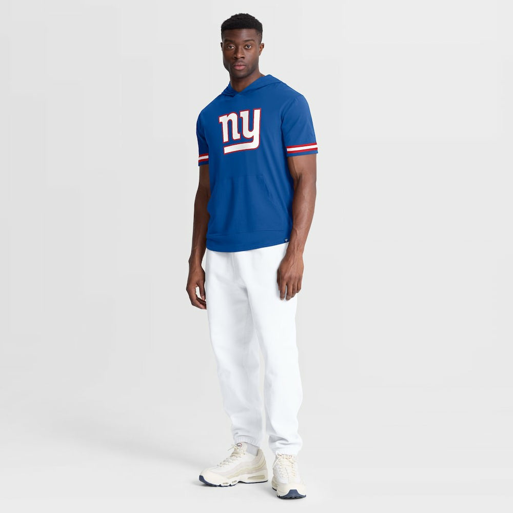 New York Giants Optimal Play Short Sleeve Hooded T-Shirt - Royal discount