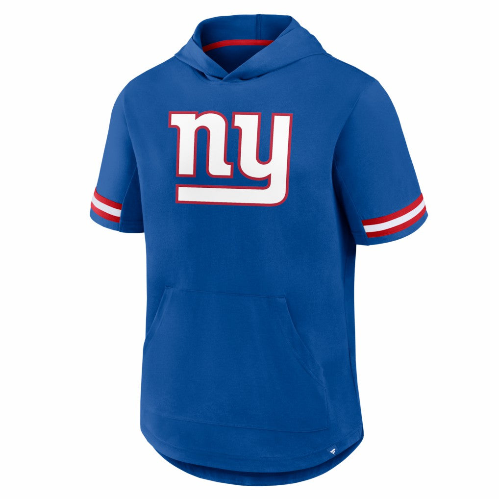 New York Giants Optimal Play Short Sleeve Hooded T-Shirt - Royal discount