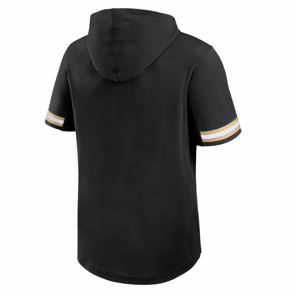 New Orleans Saints Optimal Play Short Sleeve Hooded T-Shirt - Black outlet