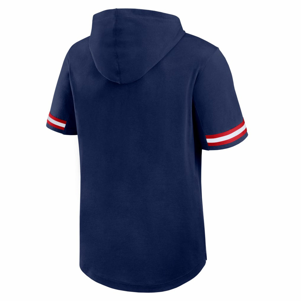 New England Patriots Optimal Play Short Sleeve Hooded T-Shirt - Navy discount