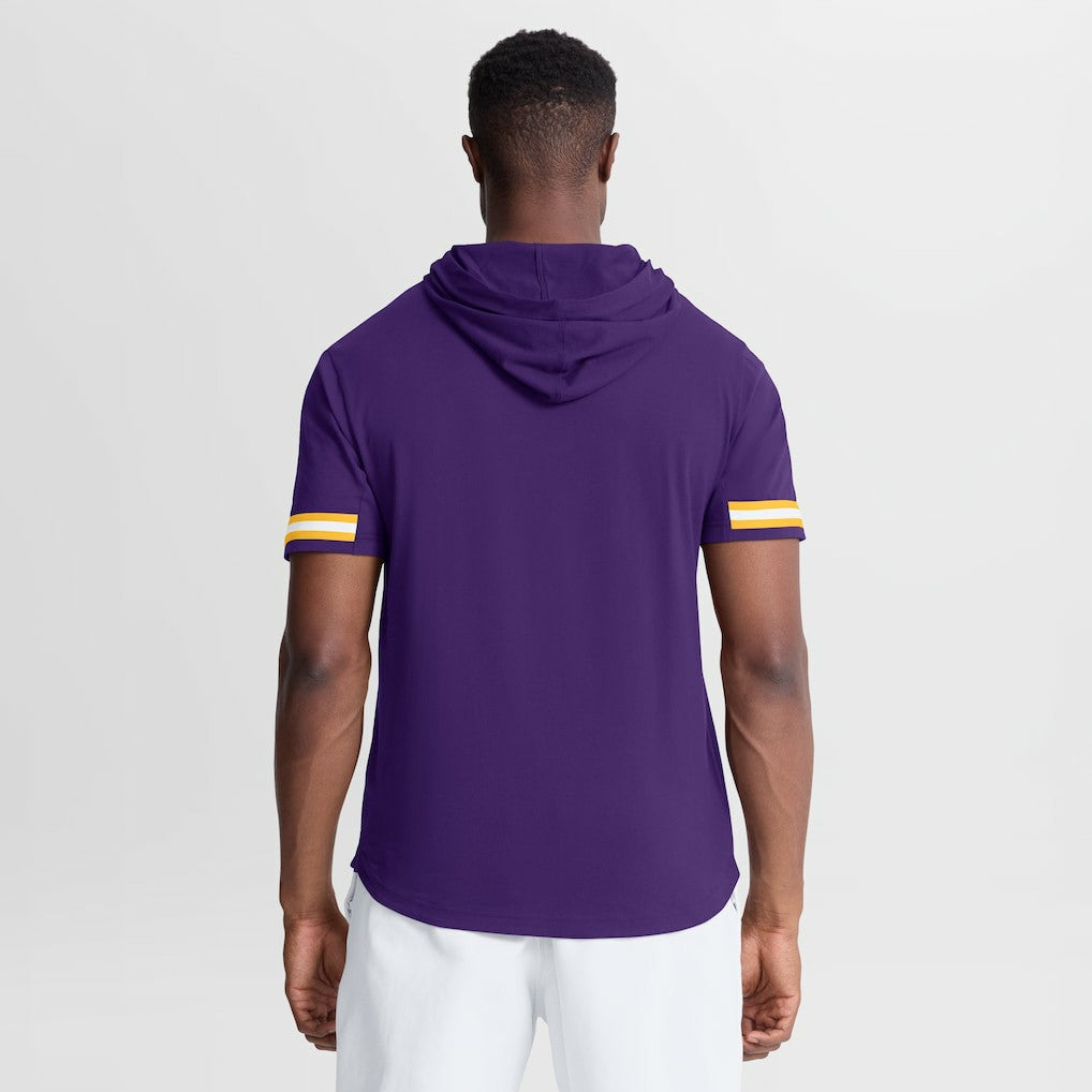 Minnesota Vikings Optimal Play Short Sleeve Hooded T-Shirt - Purple outlet