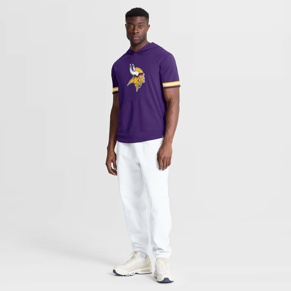 Minnesota Vikings Optimal Play Short Sleeve Hooded T-Shirt - Purple outlet