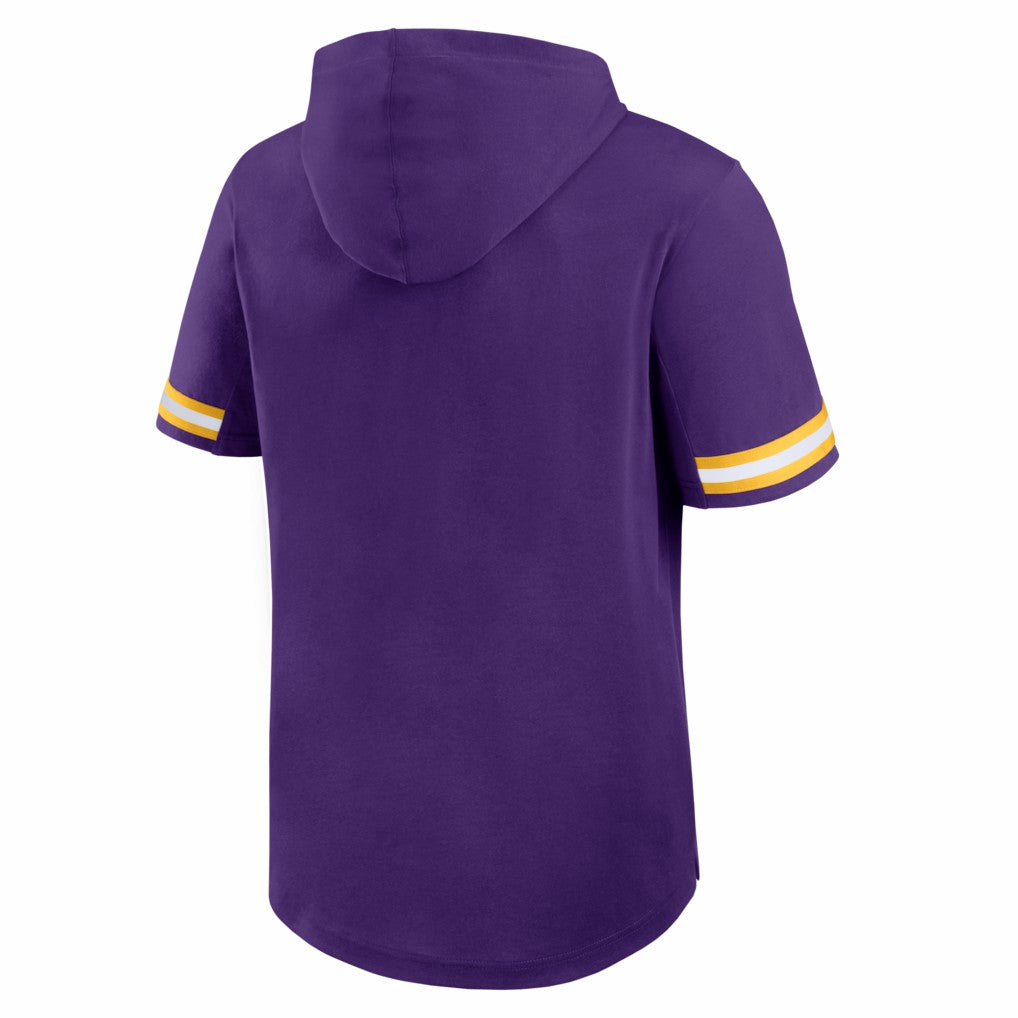 Minnesota Vikings Optimal Play Short Sleeve Hooded T-Shirt - Purple outlet