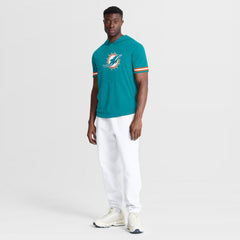 Miami Dolphins Optimal Play Short Sleeve Hooded T-Shirt - Aqua cheap