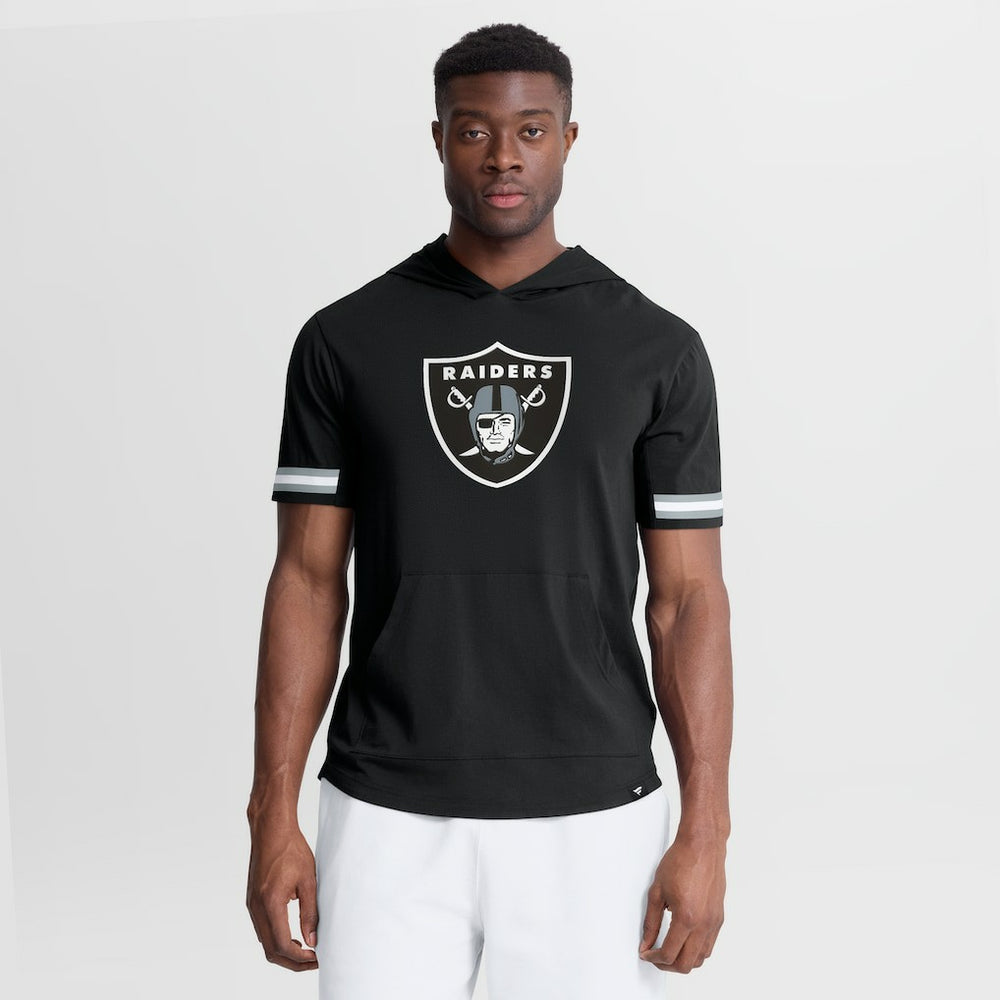 Las Vegas Raiders Optimal Play Short Sleeve Hooded T-Shirt - Black sale