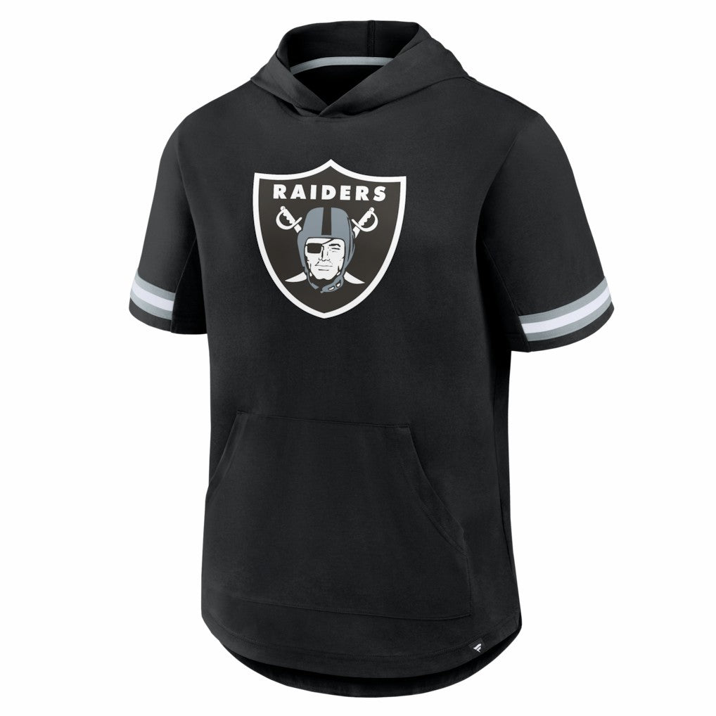 Las Vegas Raiders Optimal Play Short Sleeve Hooded T-Shirt - Black sale