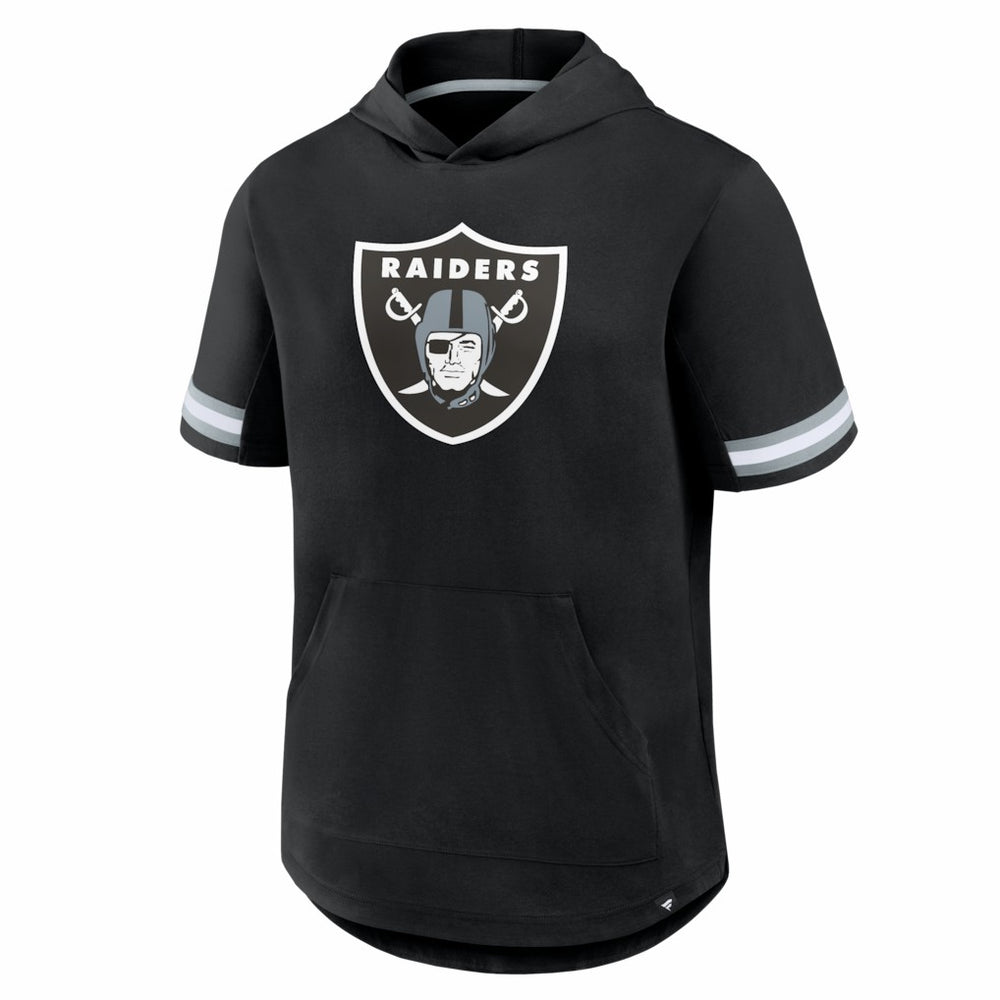 Las Vegas Raiders Optimal Play Short Sleeve Hooded T-Shirt - Black sale