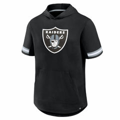 Las Vegas Raiders Optimal Play Short Sleeve Hooded T-Shirt - Black sale
