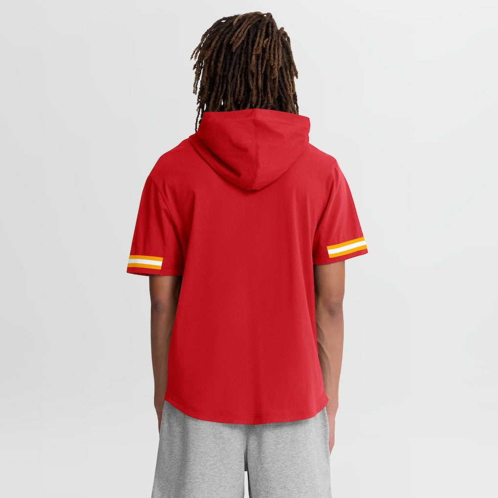 Kansas City Chiefs Optimal Play Short Sleeve Hooded T-Shirt - Red cheap