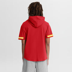 Kansas City Chiefs Optimal Play Short Sleeve Hooded T-Shirt - Red cheap