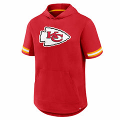 Kansas City Chiefs Optimal Play Short Sleeve Hooded T-Shirt - Red cheap
