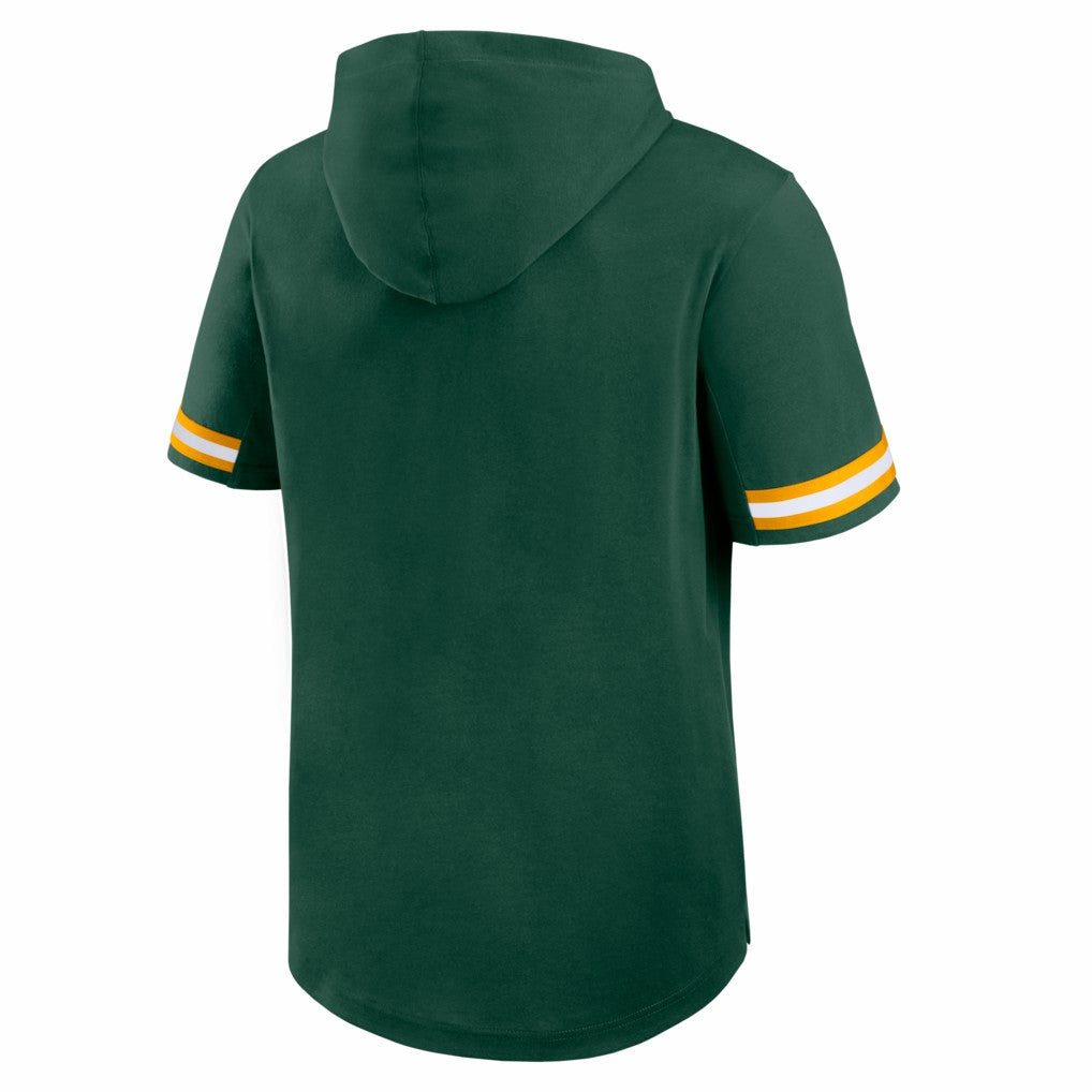Green Bay Packers Optimal Play Short Sleeve Hooded T-Shirt - Green on sale