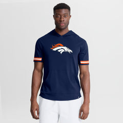 Denver Broncos Optimal Play Short Sleeve Hooded T-Shirt - Navy on sale