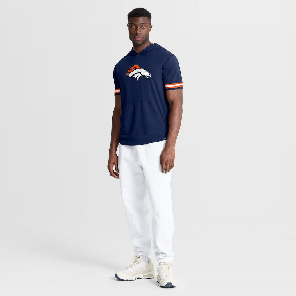 Denver Broncos Optimal Play Short Sleeve Hooded T-Shirt - Navy on sale