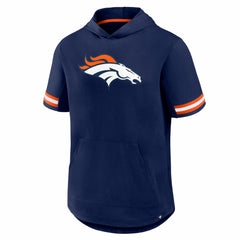 Denver Broncos Optimal Play Short Sleeve Hooded T-Shirt - Navy on sale
