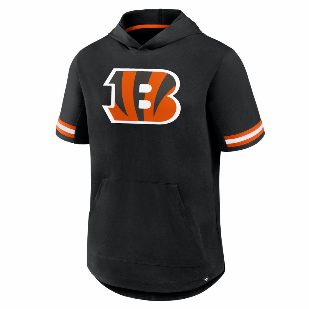 Cincinnati Bengals Optimal Play Short Sleeve Hooded T-Shirt - Black sale