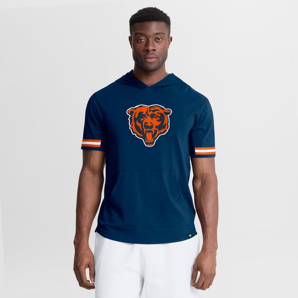 Chicago Bears Optimal Play Short Sleeve Hooded T-Shirt - Navy discount