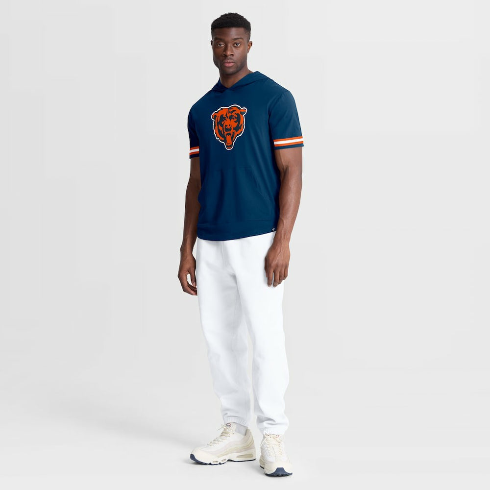 Chicago Bears Optimal Play Short Sleeve Hooded T-Shirt - Navy discount