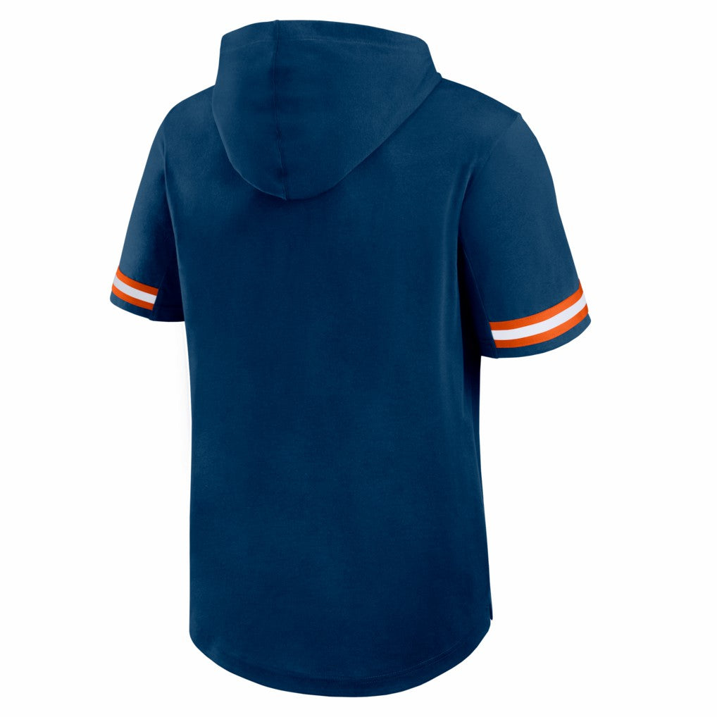 Chicago Bears Optimal Play Short Sleeve Hooded T-Shirt - Navy discount