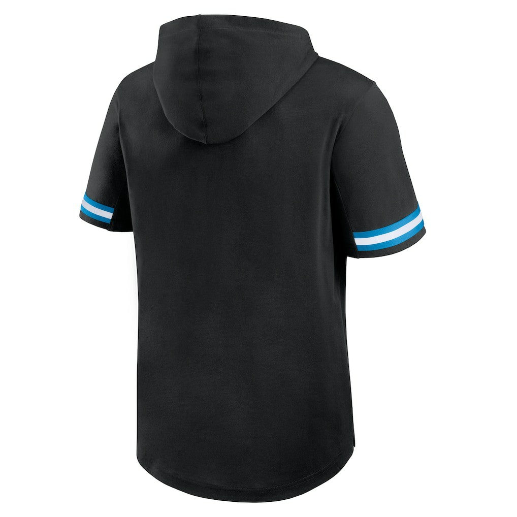 Carolina Panthers Optimal Play Short Sleeve Hooded T-Shirt - Black cheap