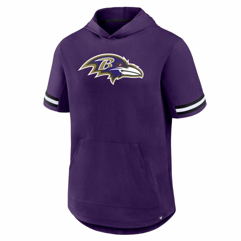 Baltimore Ravens Optimal Play Short Sleeve Hooded T-Shirt - Purple online