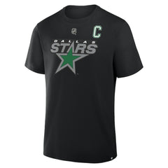 Jamie Benn Dallas Stars Fanatics Authentic Stack Name & Number T-Shirt Black