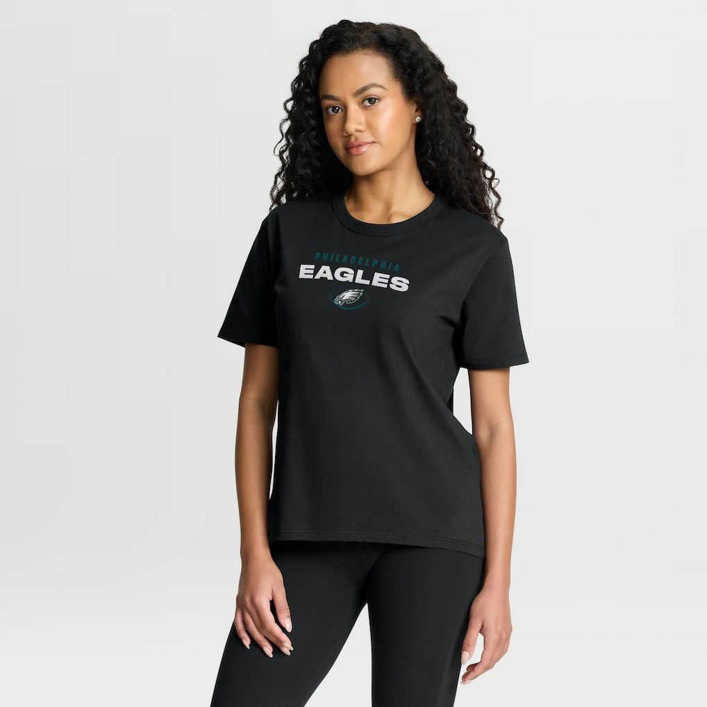Philadelphia Eagles Women's Fade Legacy T-Shirt - Black for sale