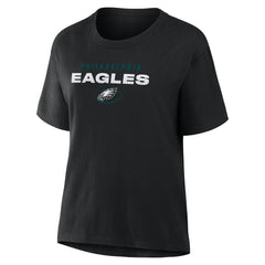 Philadelphia Eagles Women's Fade Legacy T-Shirt - Black for sale
