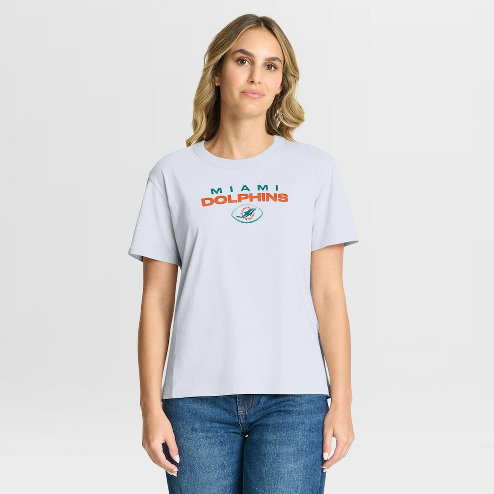 Miami Dolphins Women's Fade Legacy T-Shirt - White online