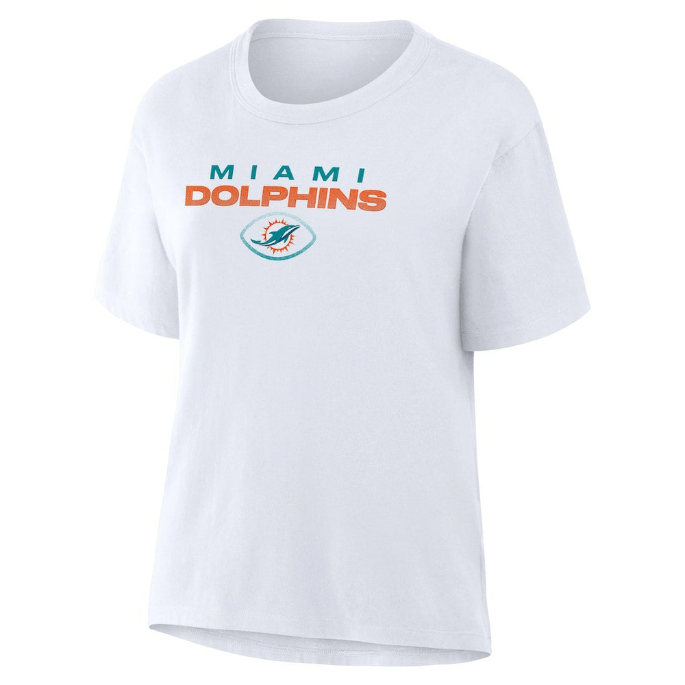 Miami Dolphins Women's Fade Legacy T-Shirt - White online